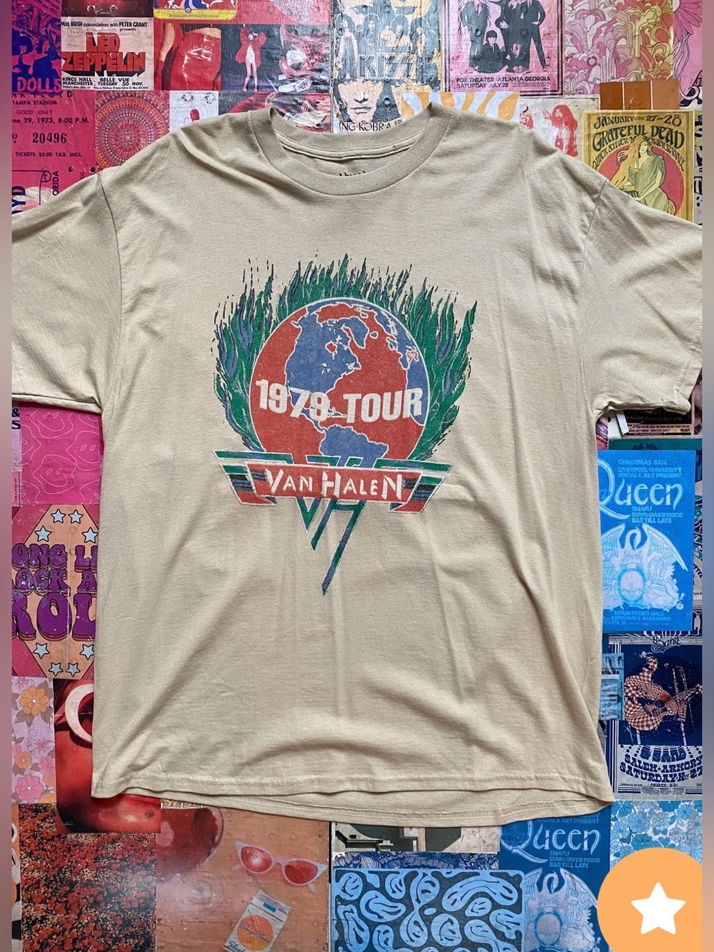 Van Halen Vintage 1979 Tour Graphic Tee | Multicolor | Size Small